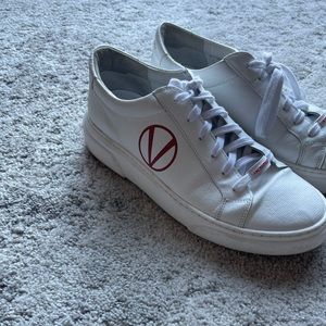 Valentino Febo White Red Size 9.5